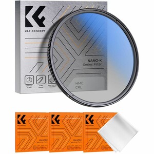 K&F - K&F Concept NANO-K SERIES 77mm HMC-CPL Filtre Ultra İnce Çok Kaplamalı