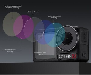 K&F concept NANO-X ND8 (3 stop) DJI Osmo Action 4 ve Osmo Action 5 Pro Lens Filtresi - Thumbnail