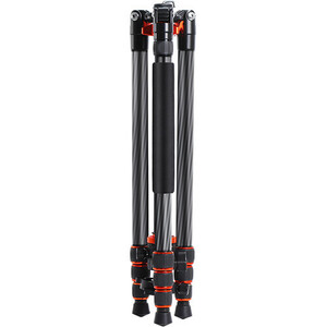 K&F Concept - K&F Concept SA254C1 Profesyonel Carbon Fiber Tripod Kit (KF09.091) (1)