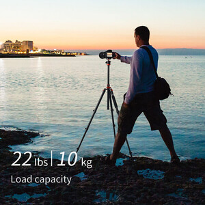 K&F Concept SA254M2 Alüminyum Tripod Ball Head Kit (KF09.089) - Thumbnail