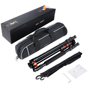 K&F Concept SA254T2 Hafif Kompakt Alüminyum Tripod (KF09.090) - Thumbnail