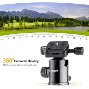 K&F Concept SA284C1 Ball Head Tripod/Monopod Kit (KF09.095) - Thumbnail
