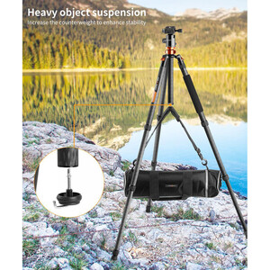 K&F Concept SA284C1 Ball Head Tripod/Monopod Kit (KF09.095) - Thumbnail