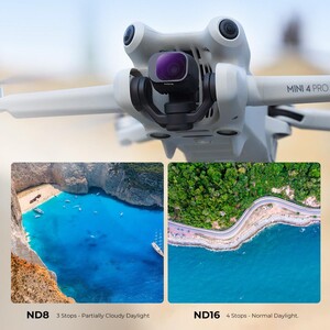 K&F DJI Mini 4 Pro Filtre Kiti 6'lı Paket (CPL + ND8 + ND16 + ND32 + ND64 + ND128) - Thumbnail