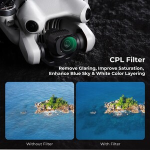 K&F DJI Mini 4 Pro ile Uyumlu CPL Filtre - Thumbnail