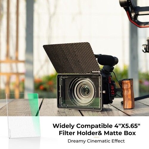 K&F NANO-X Black Mist 1/8 4x5.65 Filtre Tilta ve SmallRig ve Diğer Matbox ile Uyumlu 4mm HD Optik Cam