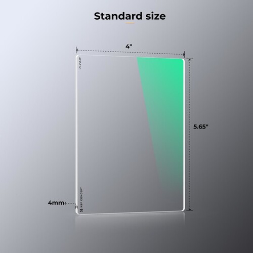 K&F NANO-X MCUV 4x5.65 Filtre Tilta ve SmallRig ve Diğer Matbox ile Uyumlu 4mm HD Optik Cam