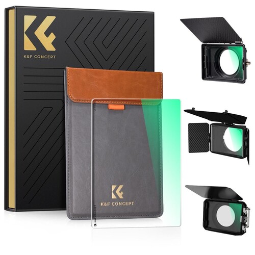 K&F NANO-X MCUV 4x5.65 Filtre Tilta ve SmallRig ve Diğer Matbox ile Uyumlu 4mm HD Optik Cam