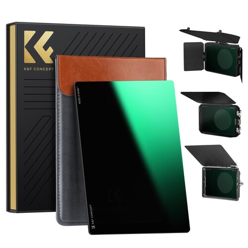 K&F NANO-X ND4 (2 Stop) 4x5.65 Filtre Tilta SmallRig ve Diğer Matbox ile Uyumlu HD Optik Cam