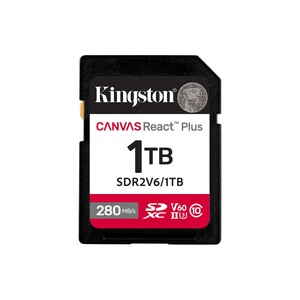 Kingston 1TB Canvas React Plus SDXC UHS-II 280R/150W U3 V60 - Thumbnail