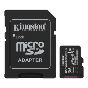 Kingston 1TB microSDXC Canvas Select Plus Gen3 150MB/s A1 + Adaptör - Thumbnail