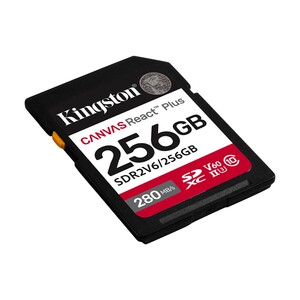 Kingston - Kingston 256GB Canvas React Plus SDXC UHS-II 280R/150W U3 V60 (1)