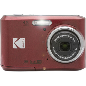 Kodak FZ45 Friendly Zoom 4x Kırmızı Dijital Fotoğraf Makinesi - Thumbnail