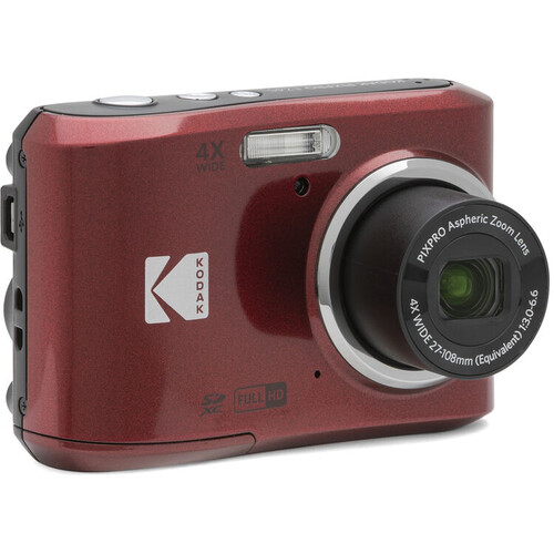 Kodak FZ45 Friendly Zoom 4x Kırmızı Dijital Fotoğraf Makinesi