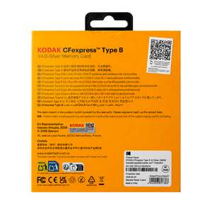 Kodak - Kodak Silver 256GB CF Express Type B 4.0 Hafıza Kartı (3600MB/s - 2800MB/s) (1)