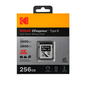 Kodak - Kodak Silver 256GB CF Express Type B 4.0 Hafıza Kartı (3600MB/s - 2800MB/s)