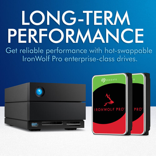 LaCie 16TB 2big Dock 2-Bay Thunderbolt 3 RAID Harici Harddisk