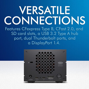 LaCie 40TB 2big Dock 2-Bay Thunderbolt 3 RAID Harici Harddisk - Thumbnail