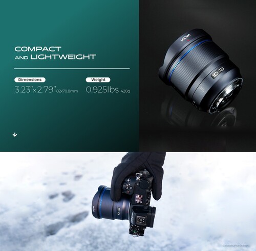 Laowa 10mm f/2.8 Zero-D FF Autofocus Lens (Sony E)