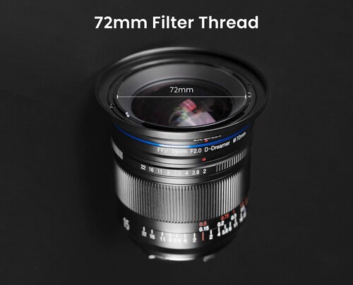 Laowa 15mm f/2 FE Zero-D Lens (Sony E)