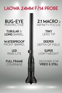 Laowa 24mm f/14 Probe Lens (Canon EF) - Thumbnail