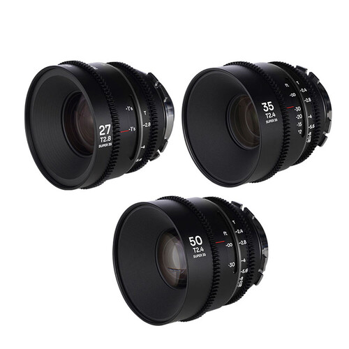 Laowa Nanomorph S35 Anamorphic Prime 27mm, 35mm, 50mm Lens Seti (PL/EF - Silver)