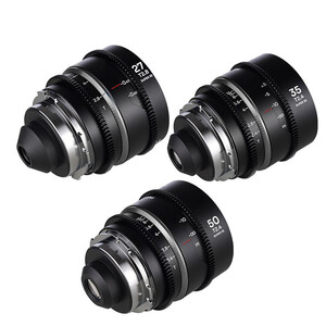 Laowa Nanomorph S35 Anamorphic Prime 27mm, 35mm, 50mm Lens Seti (PL/EF - Silver) - Thumbnail
