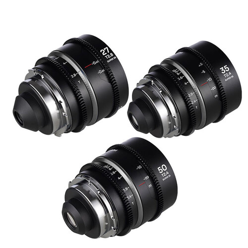 Laowa Nanomorph S35 Anamorphic Prime 27mm, 35mm, 50mm Lens Seti (PL/EF - Silver)