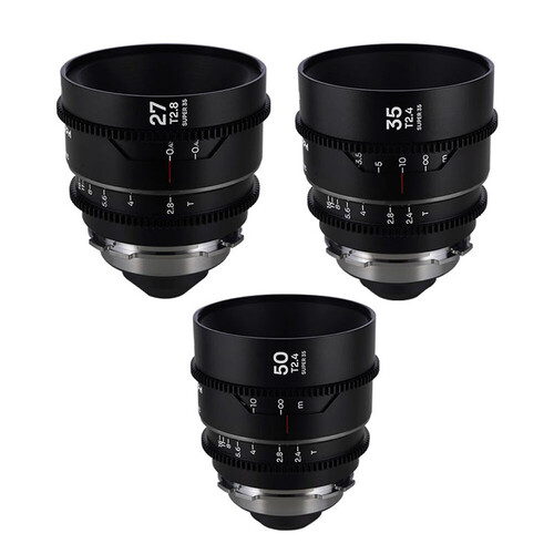 Laowa Nanomorph S35 Anamorphic Prime 27mm, 35mm, 50mm Lens Seti (PL/EF - Silver)