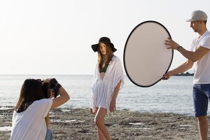 Lastolite - Lastolite 3831 95 cm Gümüş Beyaz Katlanır Reflektör (1)