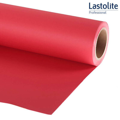 Lastolite 9008 275x1100cm Kırmızı Kağıt Fon