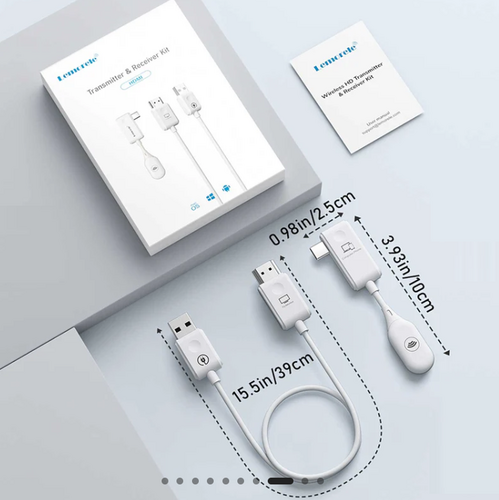 LEMORELE P10 1TX ve 1RX Kablosuz USB C HDMI Kiti