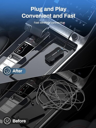LEMORELE P80 Kablosuz CarPlay ve Android Auto Adaptörü