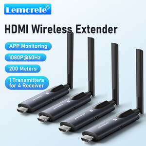LEMORELE R1030 HDMI Kiti 1TX ve 3RX Ultra Uzun İletim Kablosuz Ultra Uzun İletim Kablosuz - Thumbnail