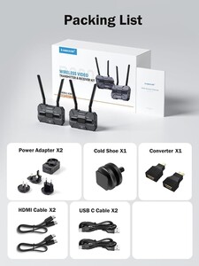 LEMORELE R200 Kablosuz HDMI Görüntü Aktarım Kiti - Thumbnail