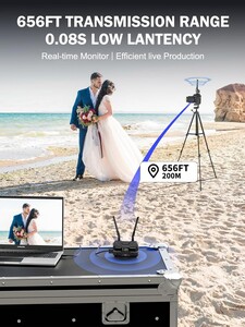 LEMORELE R200 Kablosuz HDMI Görüntü Aktarım Kiti - Thumbnail