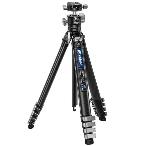 Leofoto AZ-235C+LH-30R Azure Serisi Ultra Kompakt Karbon Fiber Tripod (5 Bölmeli + LH-30R Top Kafa)