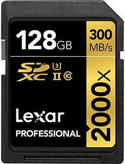 Lexar 128GB 2000x Professional SDXC RDR UII Hafıza Kartı