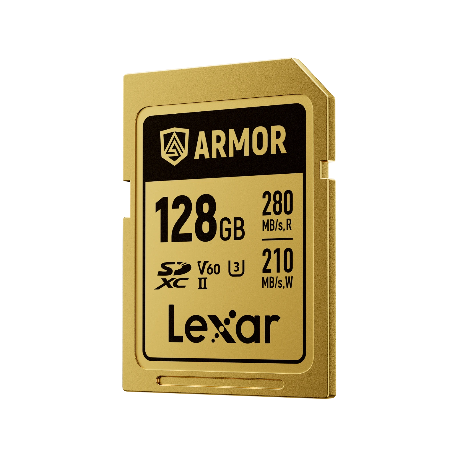 Lexar 128GB 280MB/s ARMOR GOLD Serisi SDXC UHS-II Hafıza Kartı