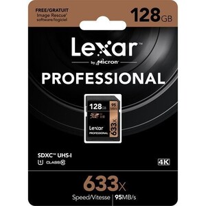 Lexar 128GB 633x SDHC UHS-I Profesyonel Hafıza Kartı - Thumbnail