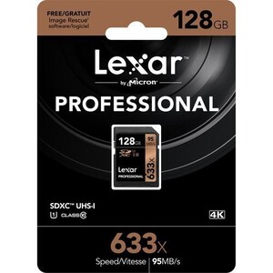 Lexar - Lexar 128GB 633x SDHC UHS-I Profesyonel Hafıza Kartı