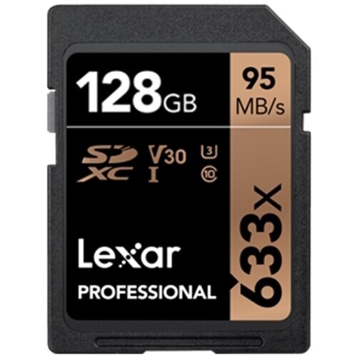 Lexar 128GB 633x SDHC UHS-I Profesyonel Hafıza Kartı