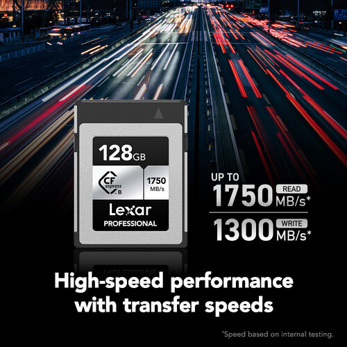 Lexar 128GB Professional SILVER Serisi CFexpress Type B Hafıza Kartı