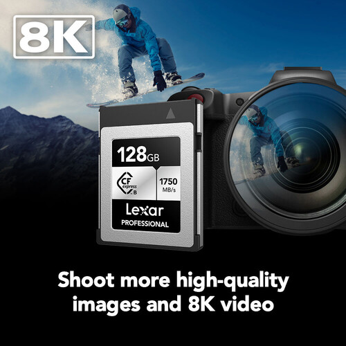 Lexar 128GB Professional SILVER Serisi CFexpress Type B Hafıza Kartı