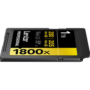 Lexar 1TB 280MB/s Profesyonel 1800x SDXC UHS-II V60 Hafıza Kartı (Gold Serisi) - Thumbnail