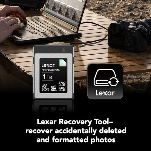 Lexar 1TB Professional CFexpress 4.0 Type B Hafıza Kart (Diamond Serisi)