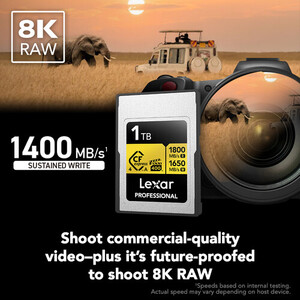 Lexar 1TB Professional GOLD CFexpress 4.0 Type A Hafıza Kartı - Thumbnail