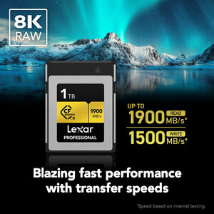 Lexar 1TB Profesyonel CFexpress Type B Hafıza Kartı (Gold Serisi - Thumbnail