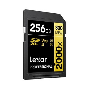 Lexar - Lexar 256GB 2000x Professional SDXC RDR UII V90 Hafıza Kartı (1)