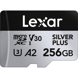 Lexar - Lexar 256GB 205 MB/s Silver Plus microSD UHS-I V30 Hafıza Kartı (1)